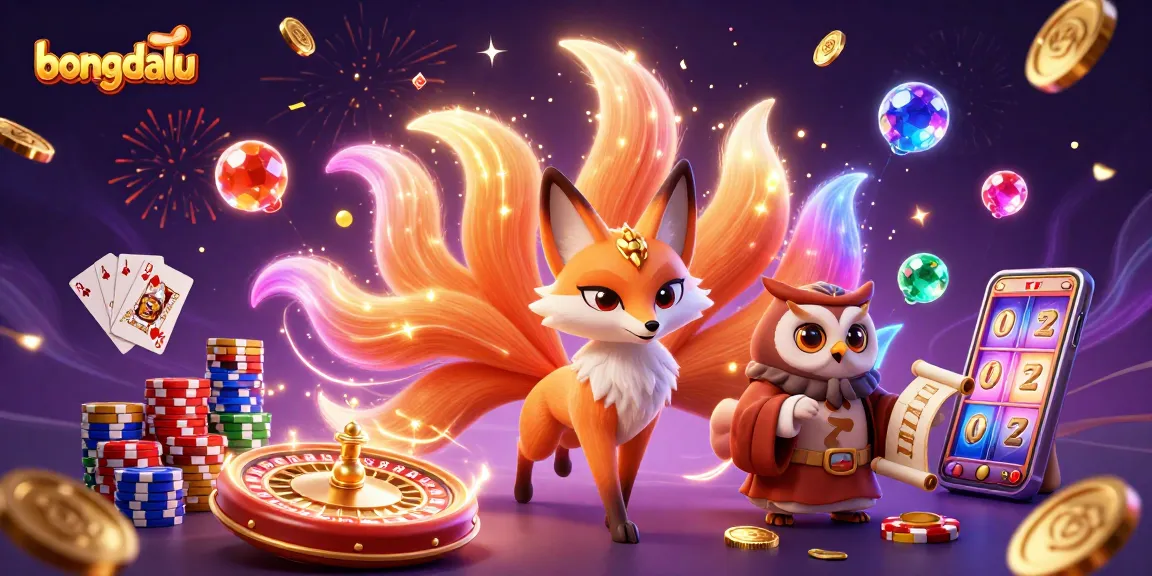 Bongdalu immerses players in vibrant casino magic with colorful characters, lively slots, and gleaming gems.