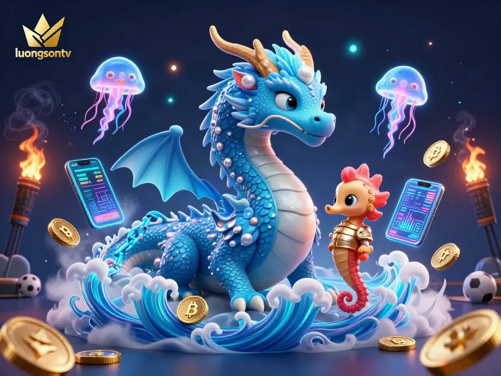 Experience live sports on luongsontv's vibrant platform featuring dynamic gaming elements and immersive visuals.