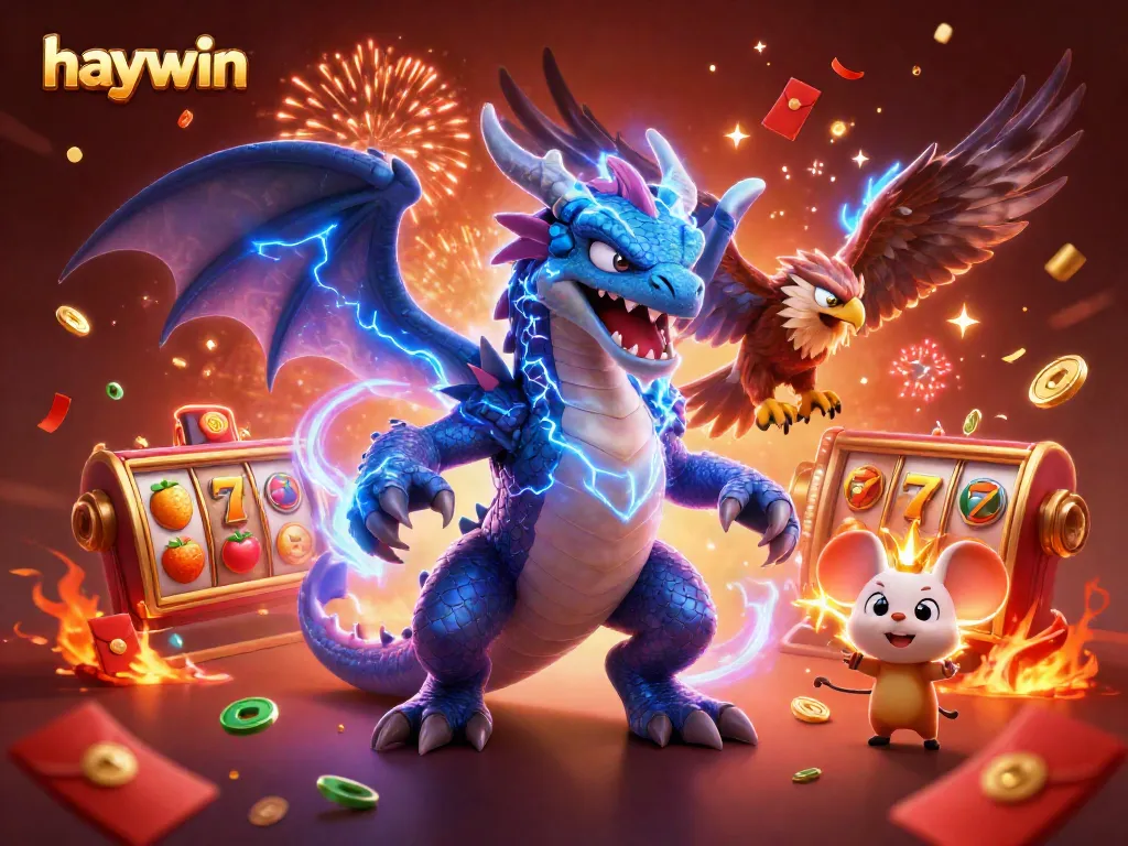 Experience thrilling 3D casino action with haywin featuring vibrant characters and dynamic slot elements.