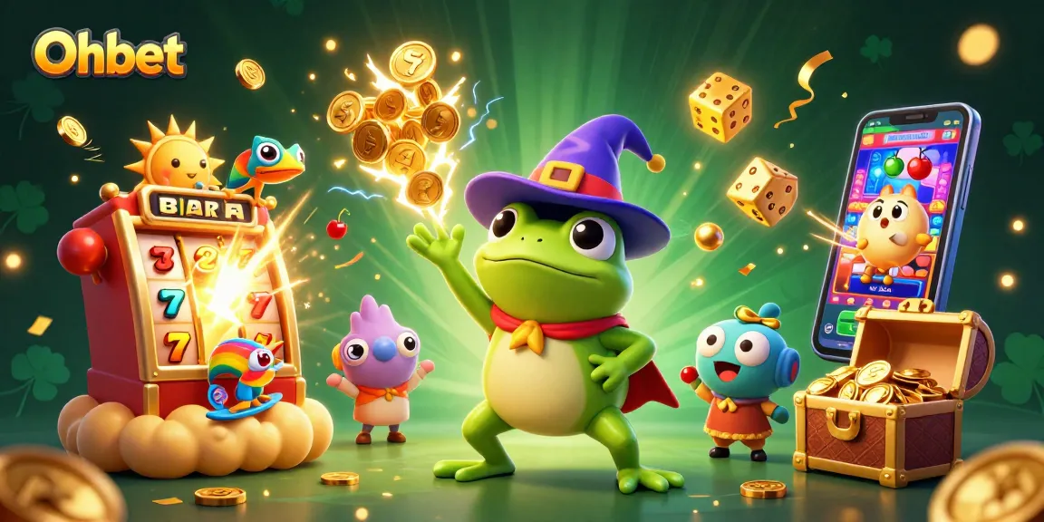 Experience thrilling wins with Oxbet in this vibrant casino fantasy illustration filled with gold coins.