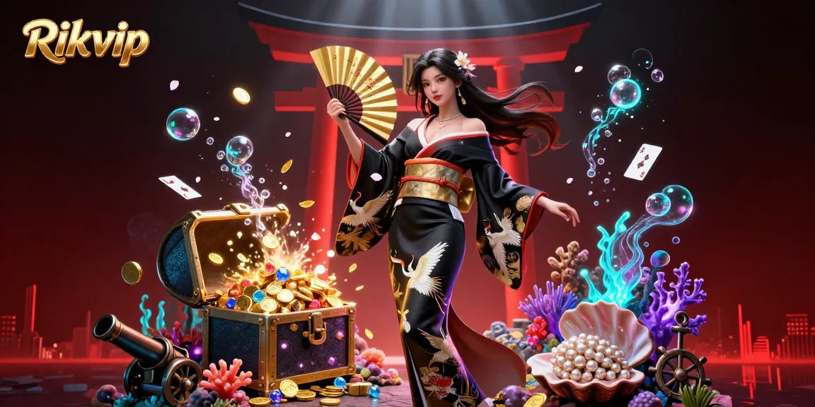 Experience thrilling wins with Rikvip, featuring dynamic game elements and a captivating Asian theme.