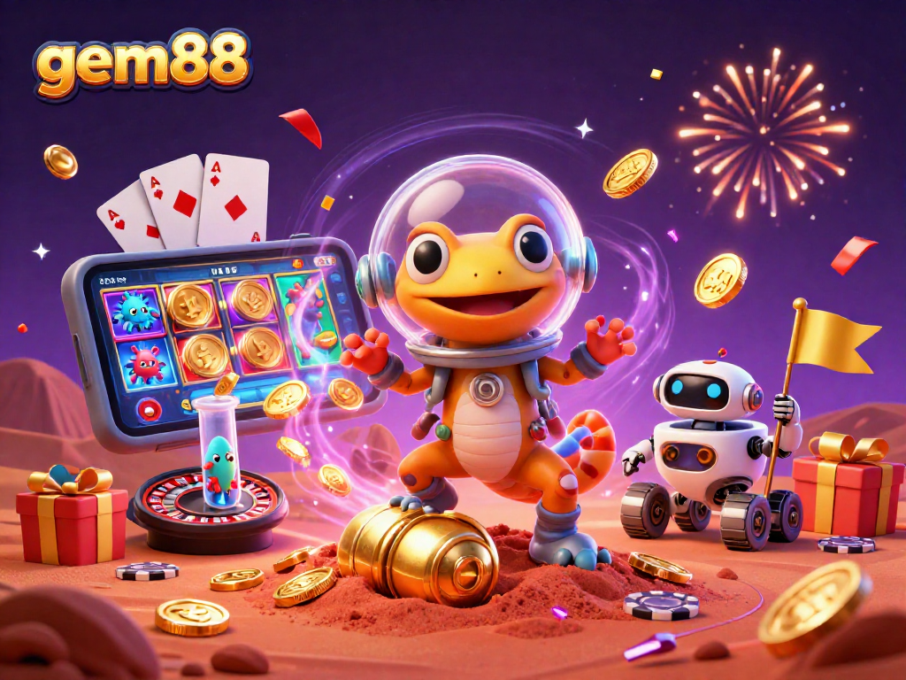 Join gem88 in a thrilling 3D casino adventure filled with excitement and winning opportunities.