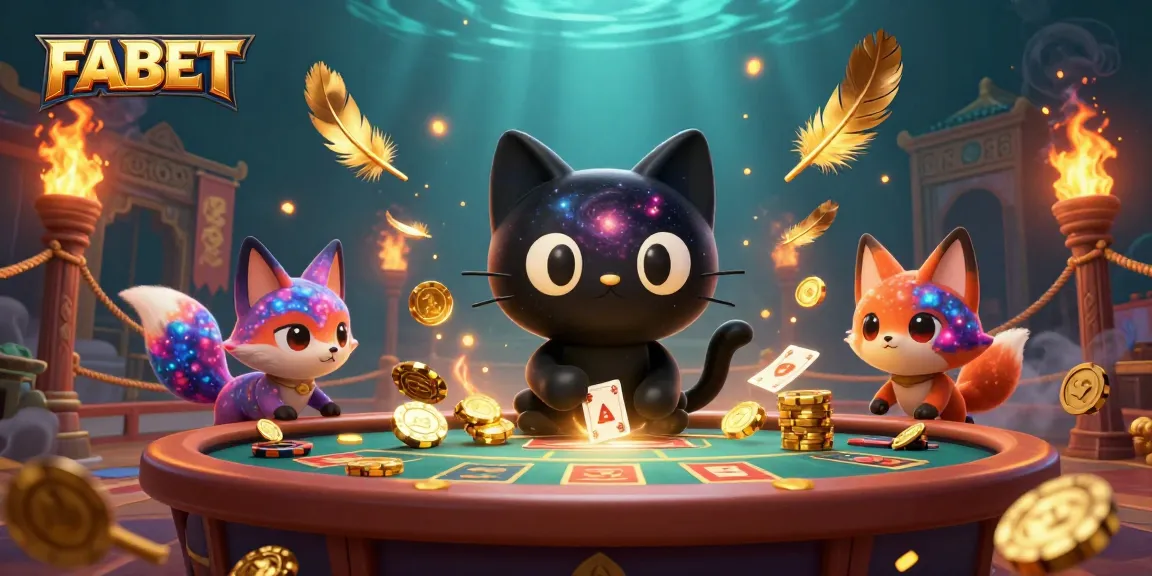 Experience winning strategies at FABET's cosmic casino with vibrant characters and dynamic gaming action.