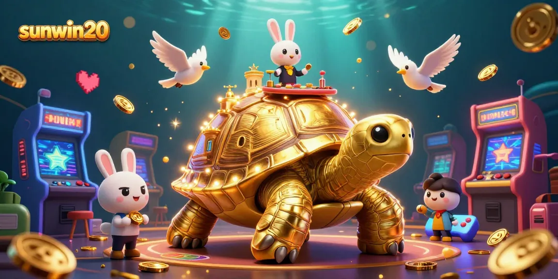 Experience thrilling gameplay at sunwin20 with a vibrant casino scene featuring captivating 3D characters.