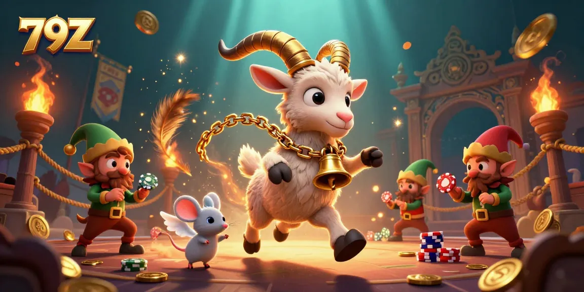 Experience thrilling gaming action with 79Z in an engaging 3D illustrated casino scene filled with excitement.