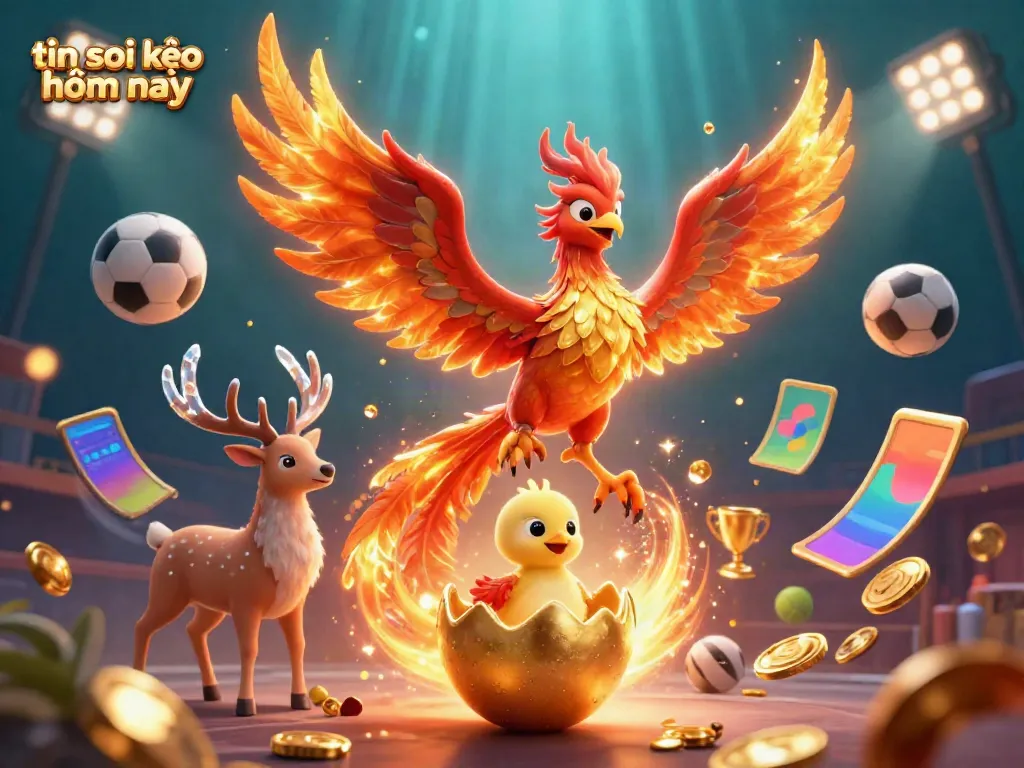 Experience winning strategies and insights with tin soi kèo hôm nay, featuring vibrant sports elements.