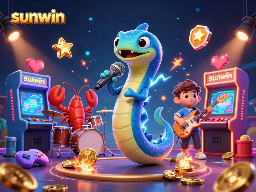 Experience Sunwin's underwater casino beats with an electric eel DJ, lobsters, and seahorses.