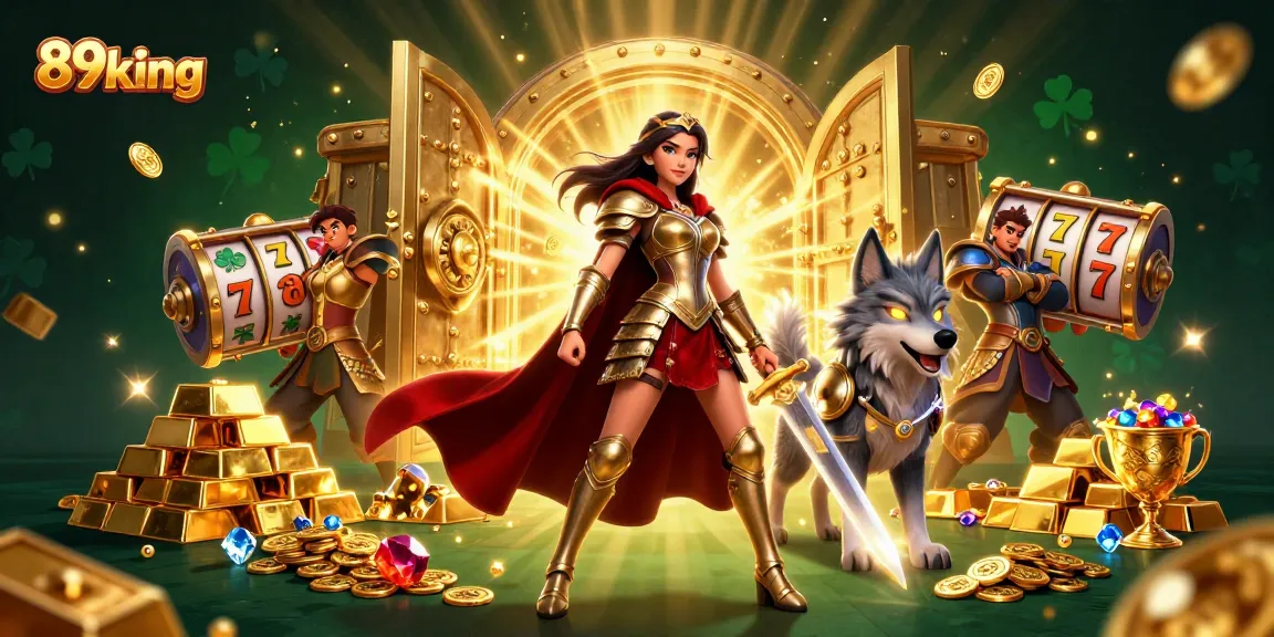 Play exciting slots with 89king in an enchanting casino realm filled with treasures and adventure.