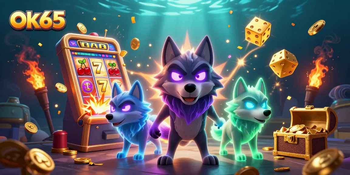 Spin to win with ok65 at a casino packed with vibrant games, coins, and excitement.