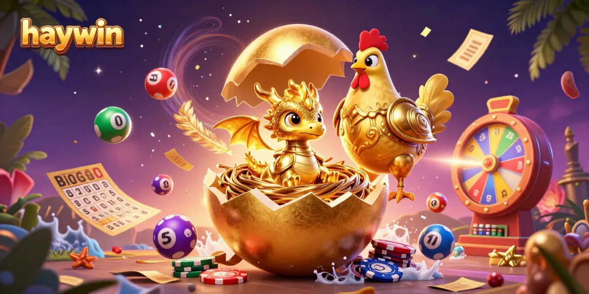 Engage with haywin's vibrant gaming experience featuring a golden dragon and dynamic lottery elements.