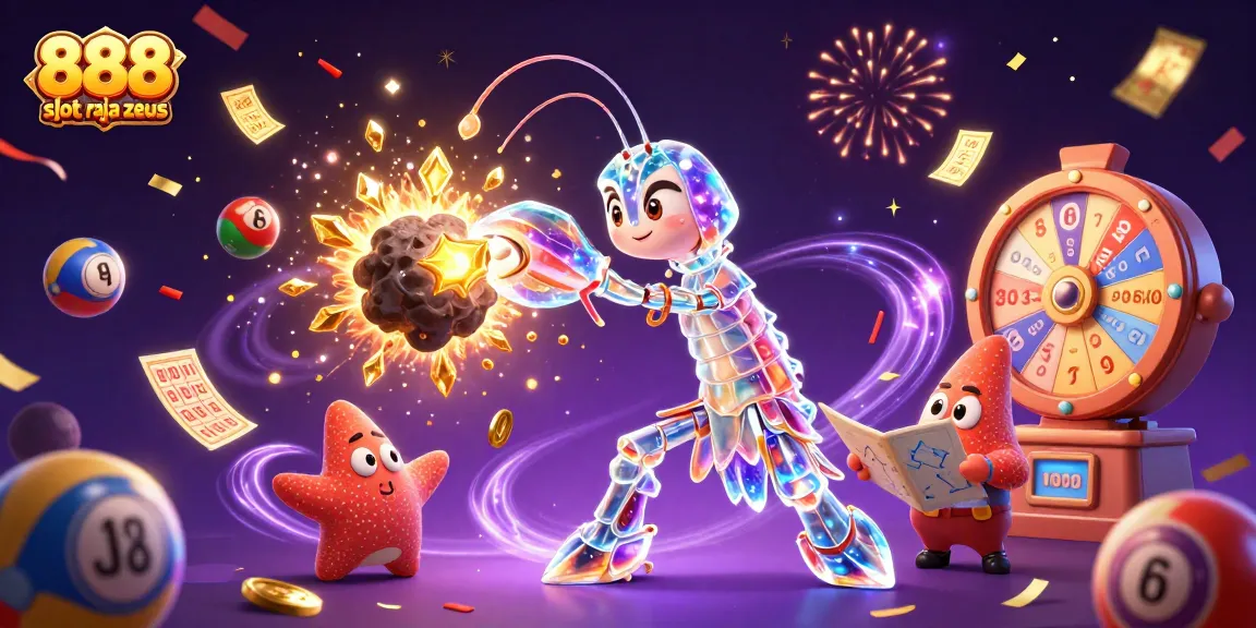 Engage in exciting gameplay with 888 slot raja zeus amidst explosive wins and vibrant casino elements.