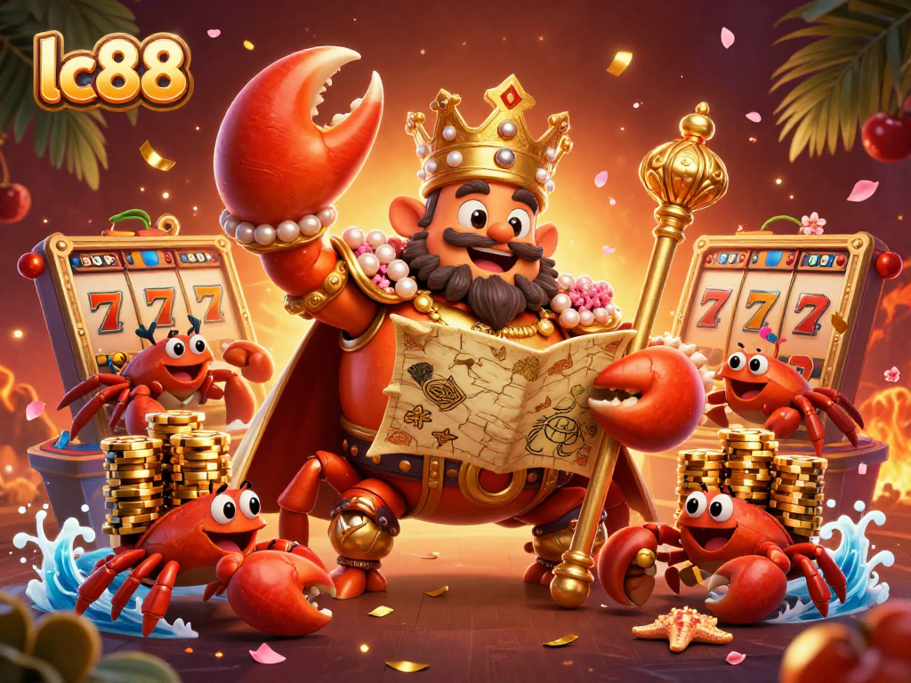 Experience exciting wins at lc88 with a golden crab emperor leading slot games adventure.