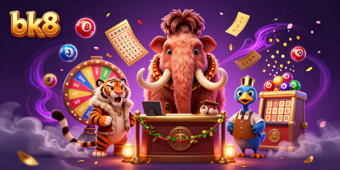 Experience thrilling gaming at bk8 with vibrant characters and exciting casino elements.