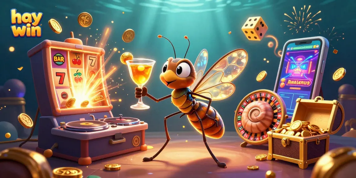 Engage with the vibrant world of hay win, where a playful mosquito mascot and trilobite DJ bring casino thrills to life.
