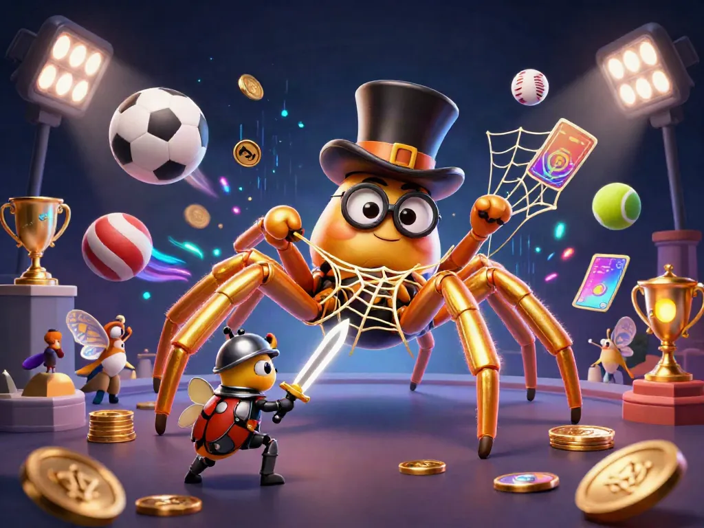 Experience thrilling gameplay at SUNWIN with vibrant characters and dynamic sports action in this colorful casino illustration.