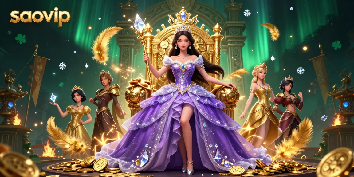 Engage in thrilling gameplay with saovip, featuring royal themes and dynamic casino elements.