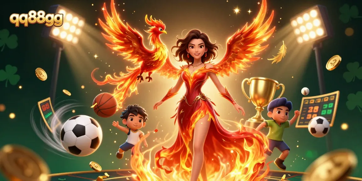 Bet on your favorite sports with qq88gg's attractive online casino service, showcasing vibrant visuals of dynamic gameplay.