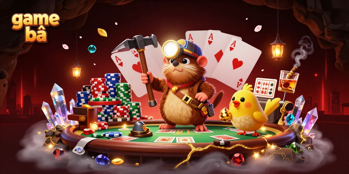Engaging gameplay scene featuring game bài elements with characters immersed in poker action.