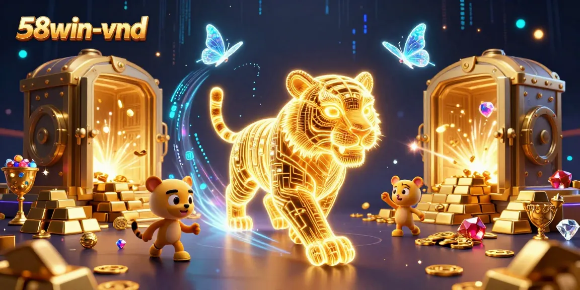Engage with 58win-vnd for a dazzling casino experience featuring vibrant characters and impressive game elements.