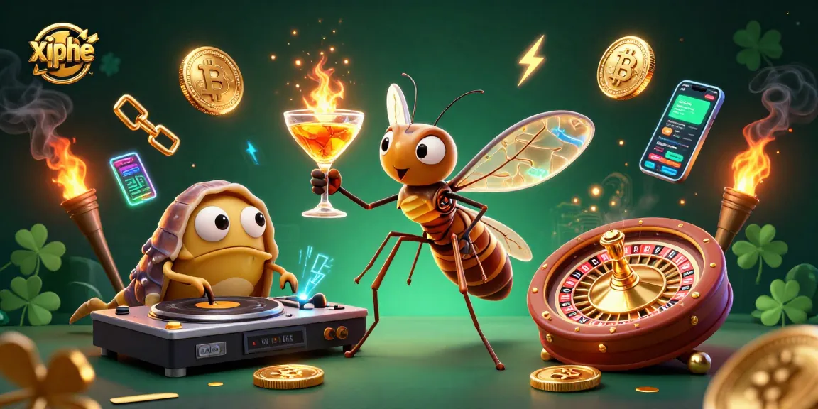Engage with the xì phé experience featuring vibrant casino characters and dynamic crypto elements.